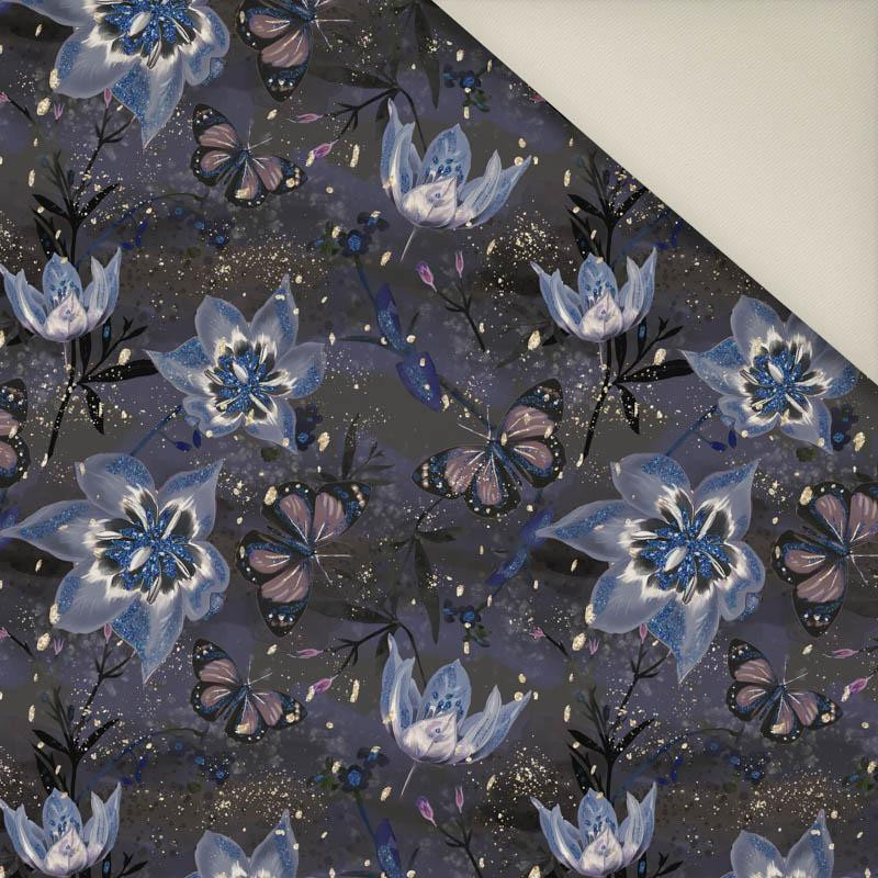 MOON LILIES (ENCHANTED NIGHT)- Upholstery velour 