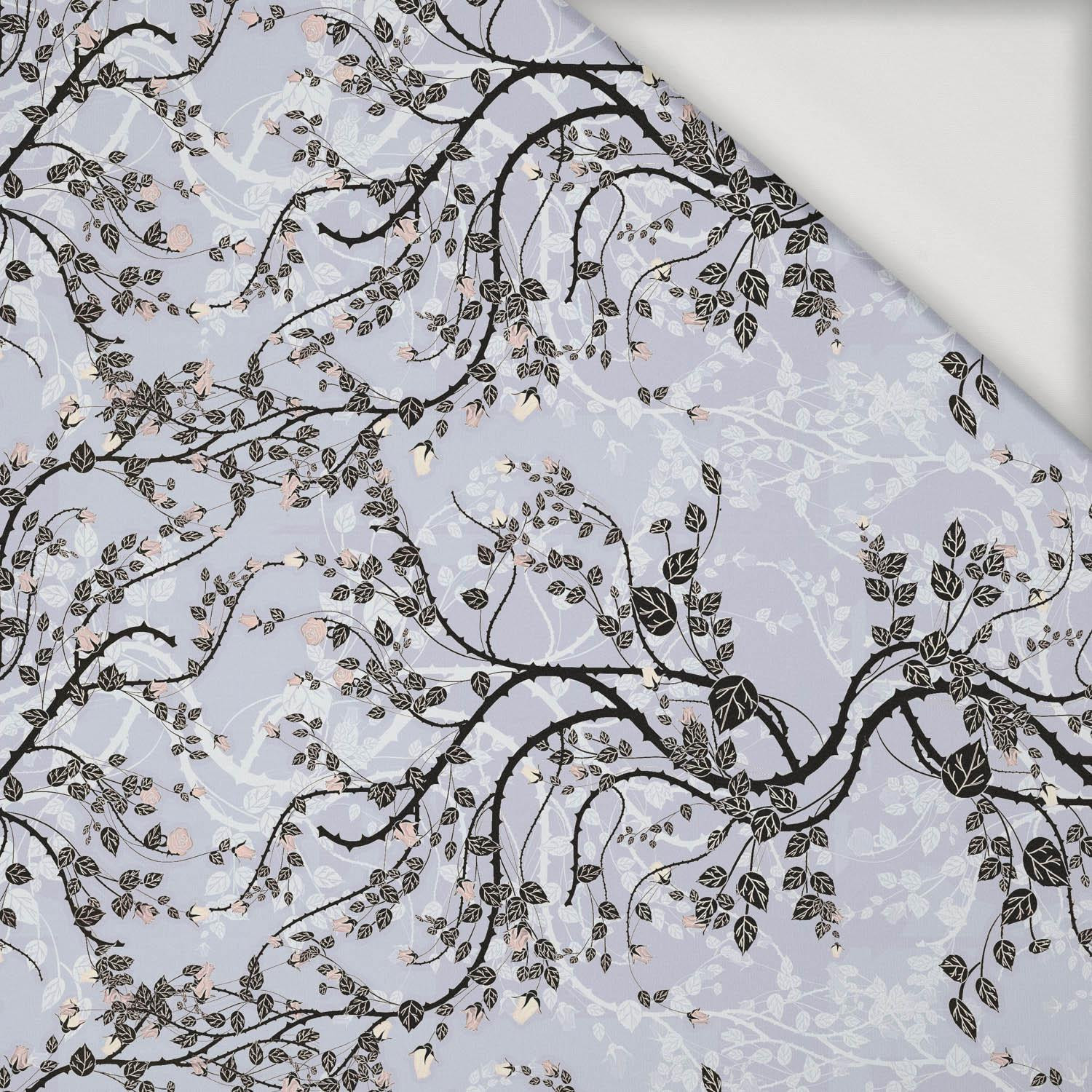 ROSES pat. 4 (grey) - Viscose jersey