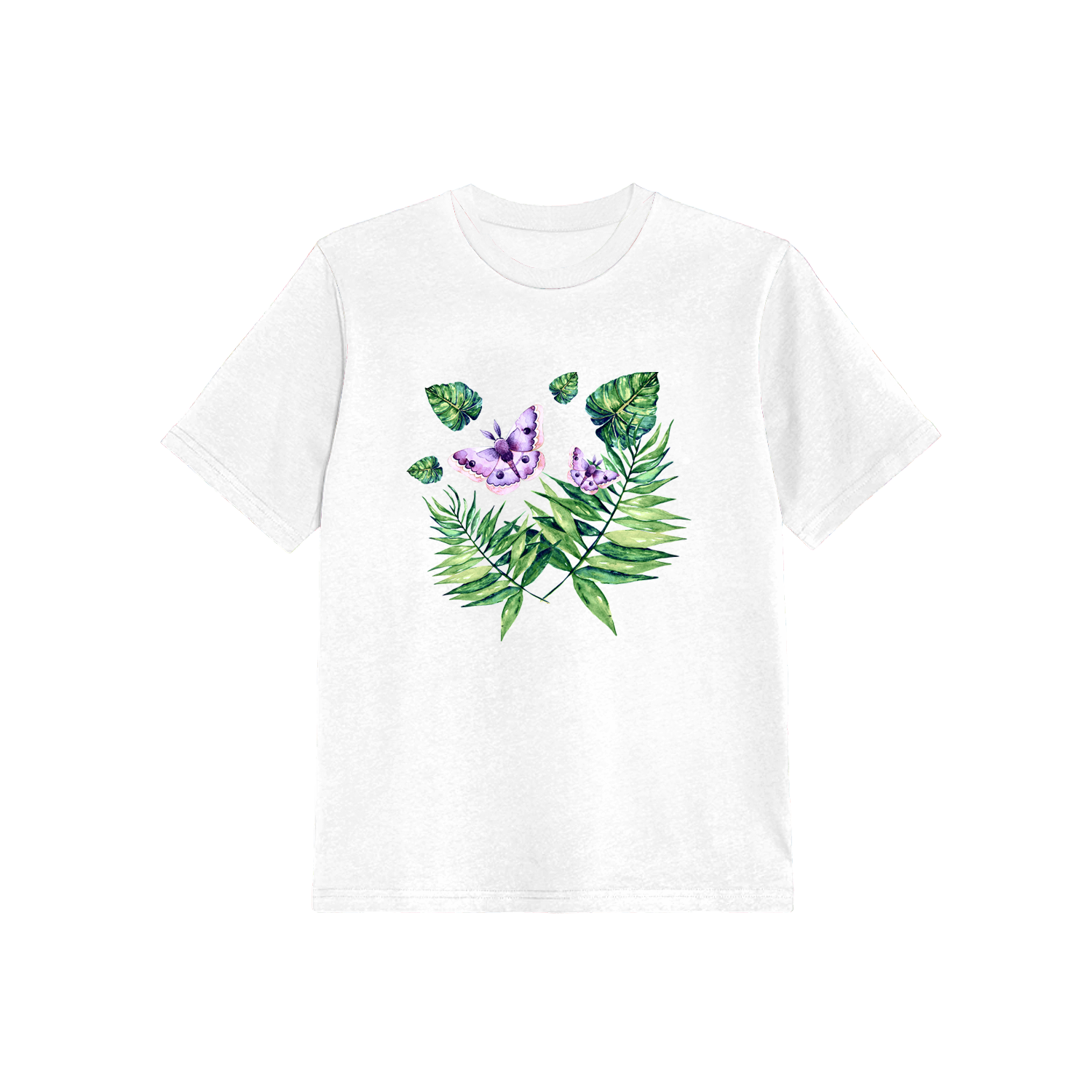 2-PACK - KID’S T-SHIRT - LEAVES AND INSECTS - sewing set