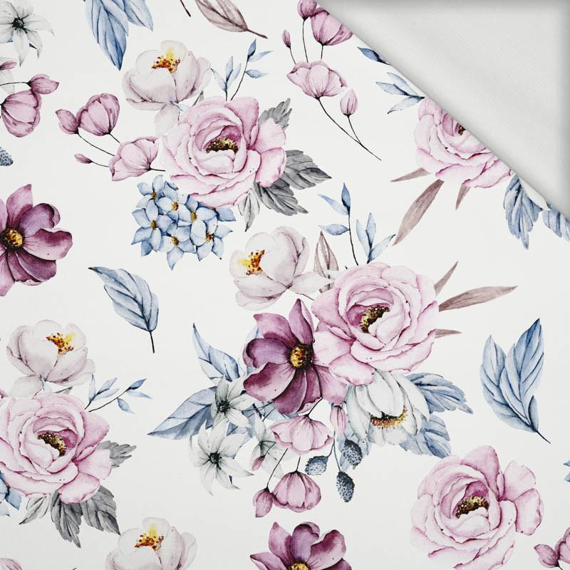 WATERCOLOR BOUQUET Pat. 2 - looped knit fabric