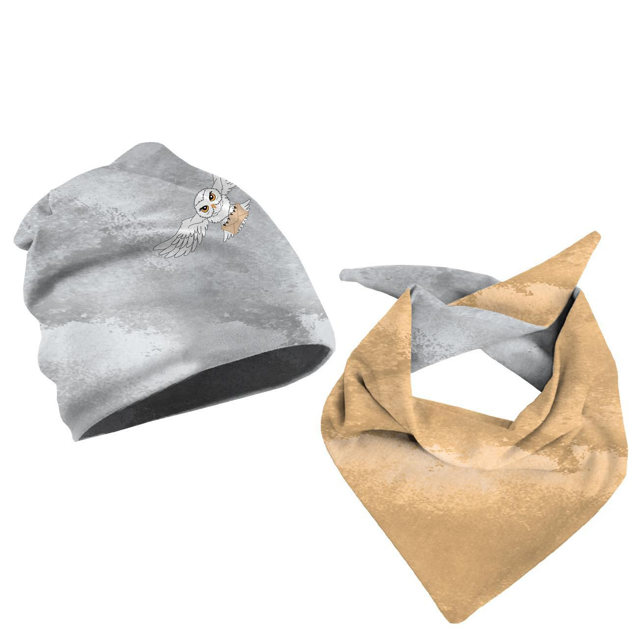 KID'S CAP AND SCARF (CLASSIC) - OWL (MAGIC SCHOOL) 59-61