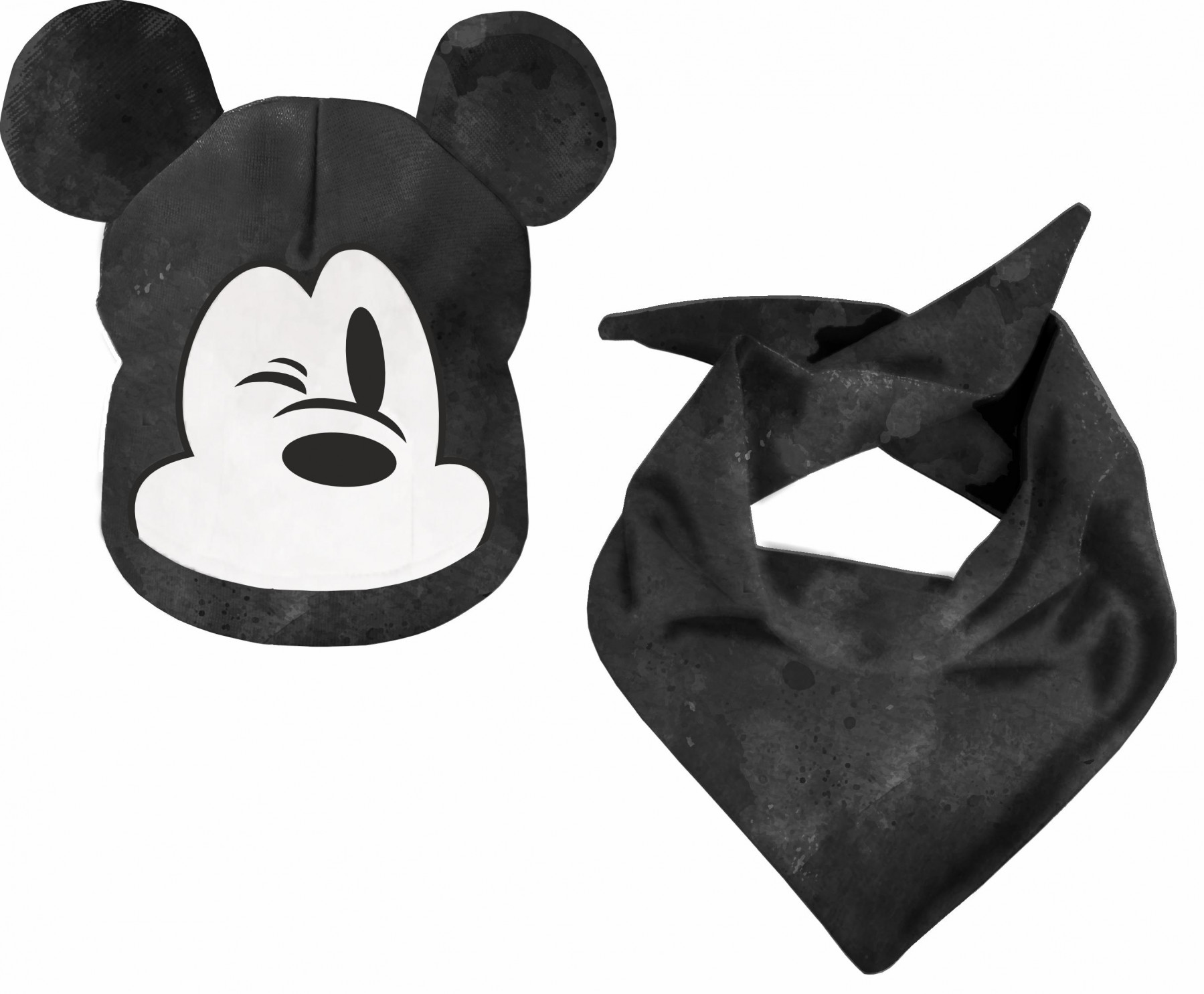 KID'S CAP AND SCARF (MOUSE) - MOUSE - sewing set
