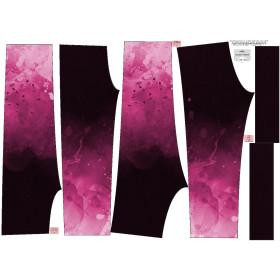 CHILDREN'S SOFTSHELL TROUSERS (YETI) - SPECKS (fuchsia) / black (110/116)