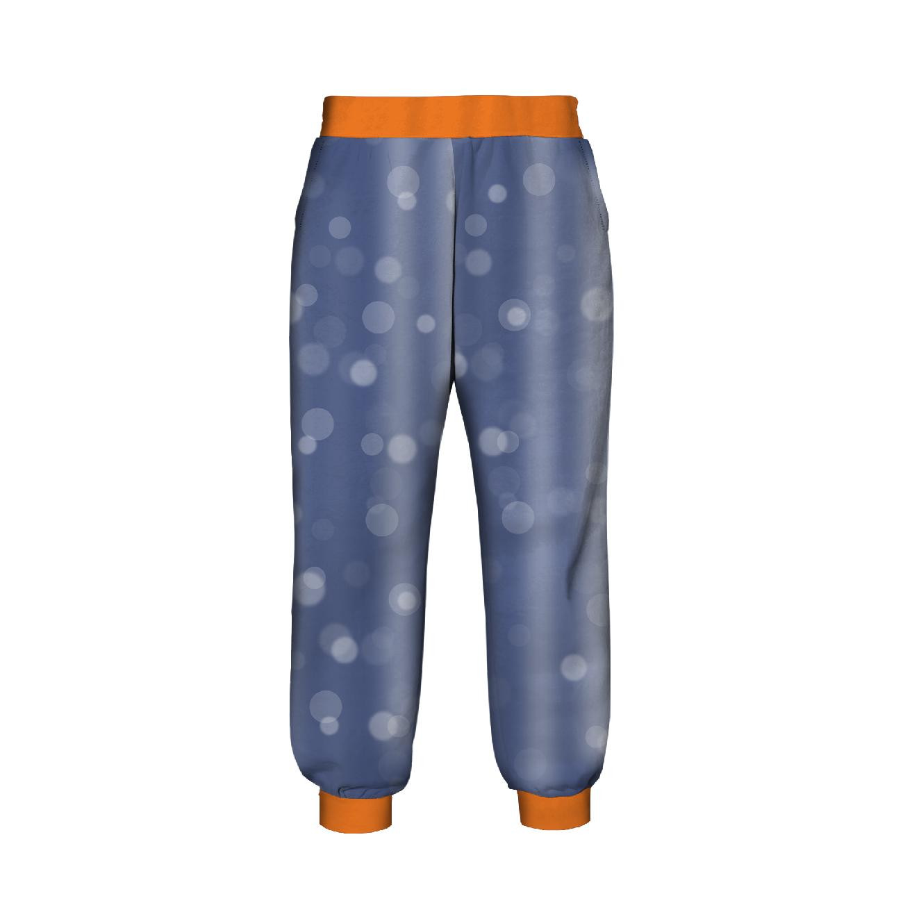 KID'S JOGGERS (ROBIN) - ANIMATED GIRAFFE / background - sewing set