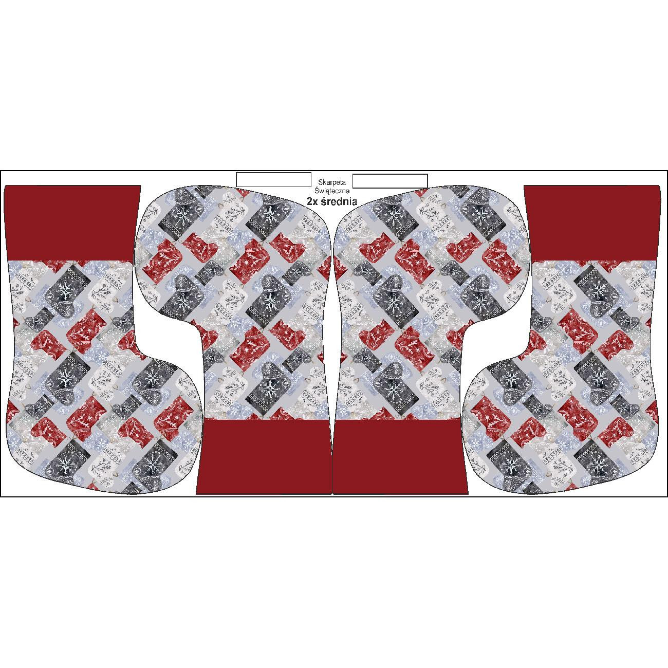 Christmas Stocking Set - CHRISTMAS SOCKS (NORDIC CHRISTMAS) - sewing set