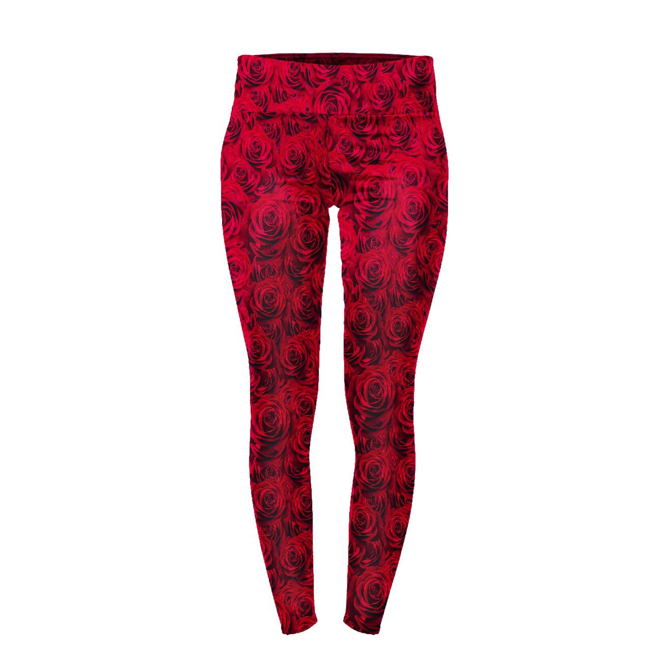 SPORTS LEGGINGS -  ROSES