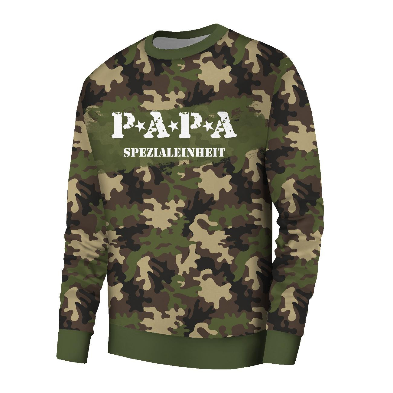 MEN’S SWEATSHIRT (OREGON) BASIC - PAPA / CAMOUFLAGE - sewing set