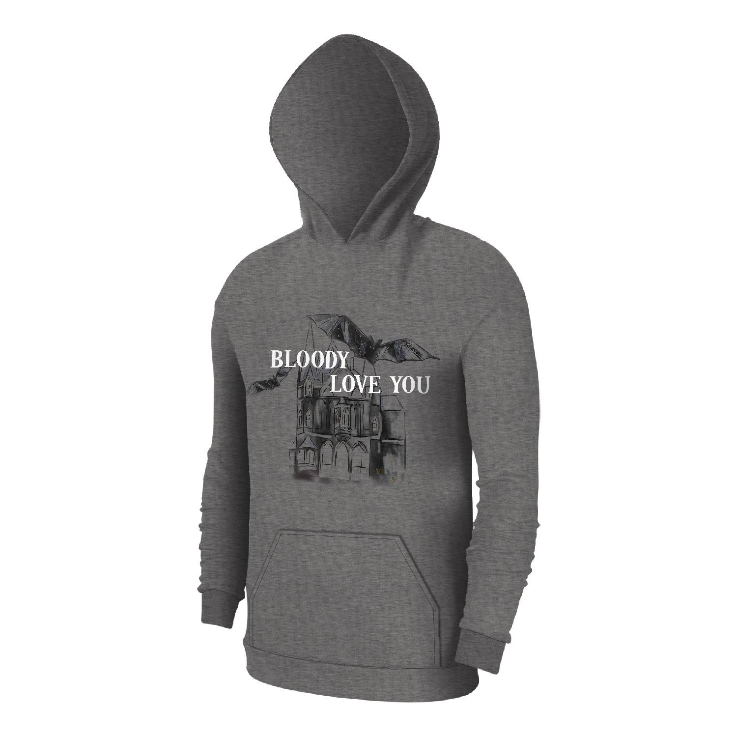 MEN’S HOODIE (COLORADO) - BLOODY LOVE YOU - sewing set 