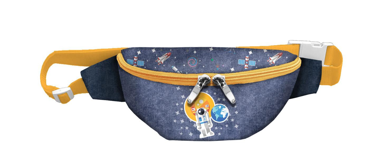HIP BAG - ASTRONAUT (SPACE EXPEDITION) / ACID WASH DARK BLUE / Choice of sizes