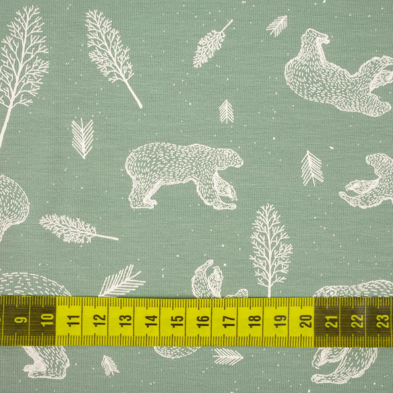 BEARS (CONTOUR) / modern mint - single jersey