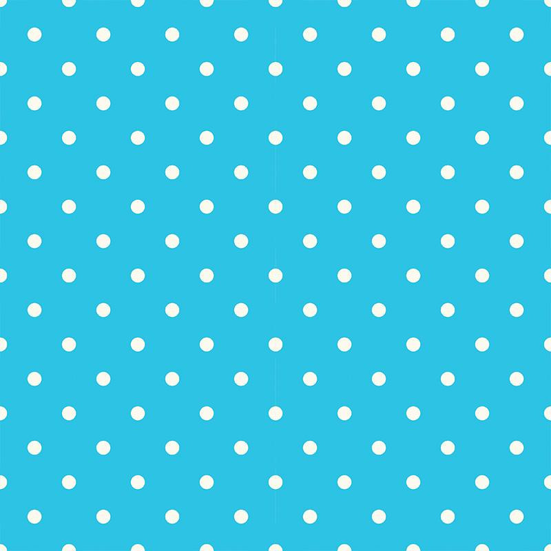 OKTOBERFEST DOTS / turquoise - single jersey with elastane TE210