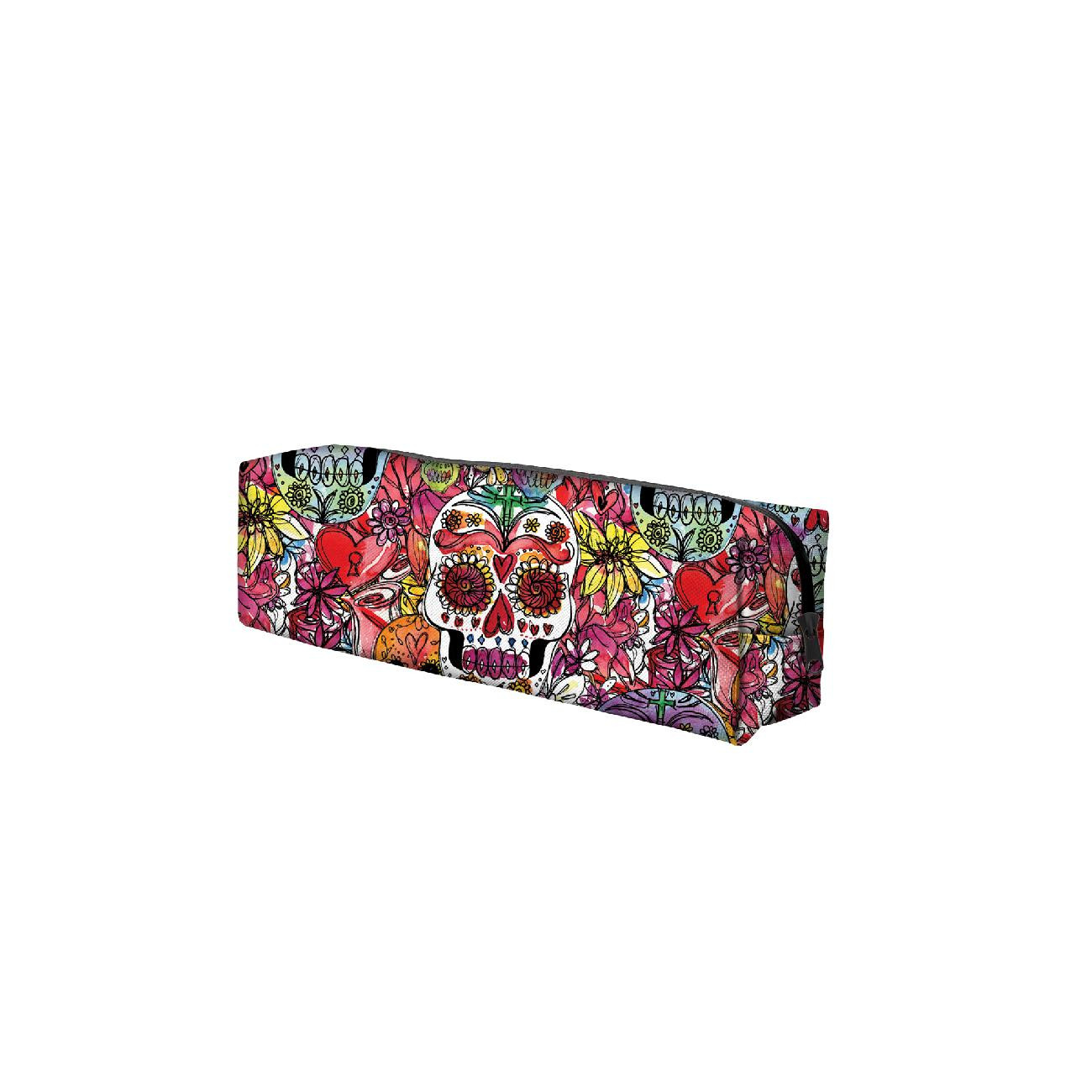 PUPIL PACKAGE - SKULLS pat. 4 / colorful (DIA DE LOS MUERTOS) - sewing set