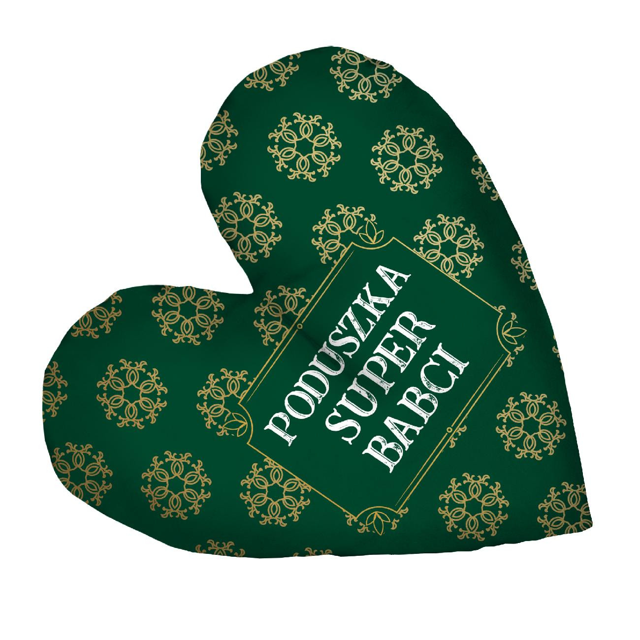DECORATIVE PILLOW HEART - PODUSZKA SUPER BABCI
