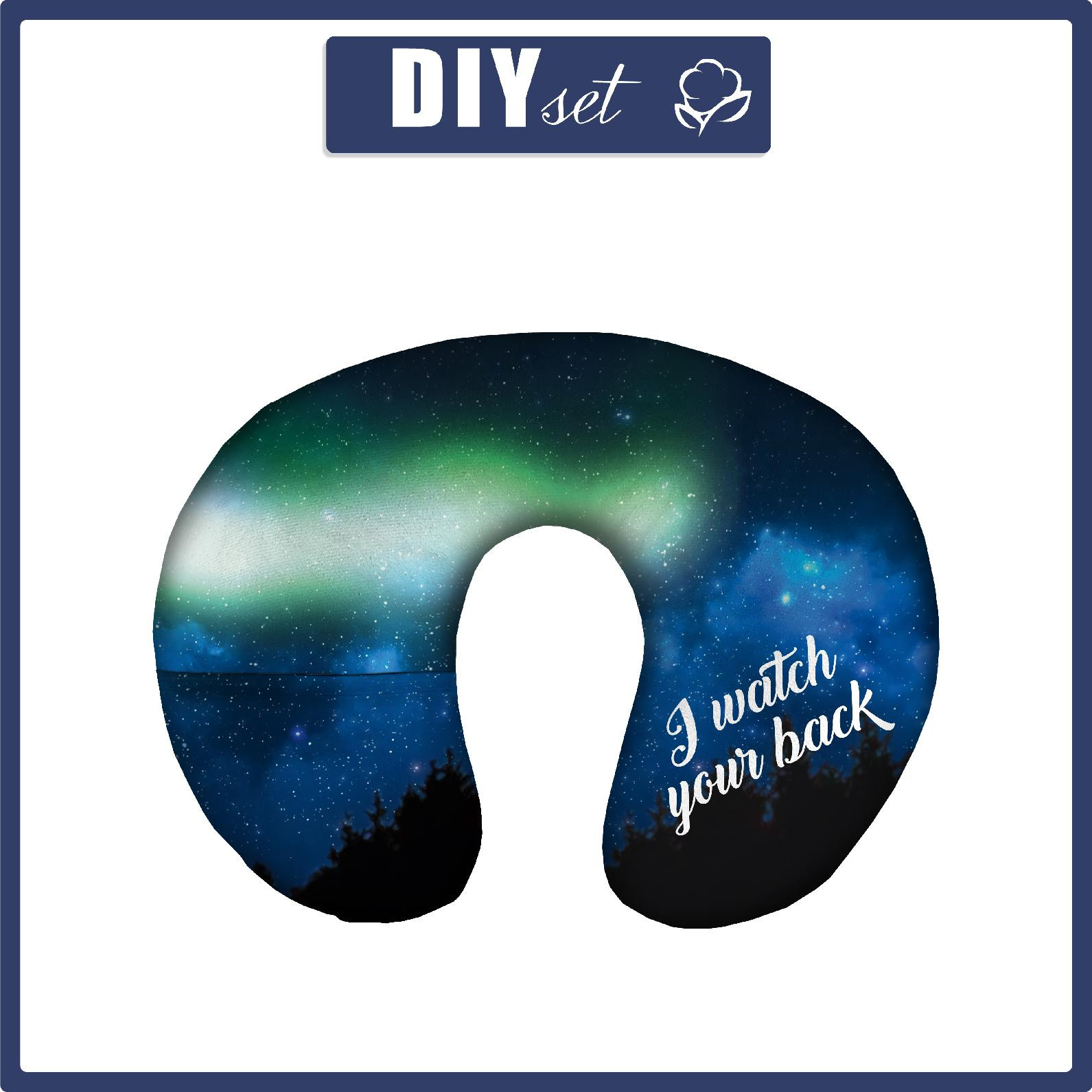 NECK PILLOW - NIGHT SKY - sewing set