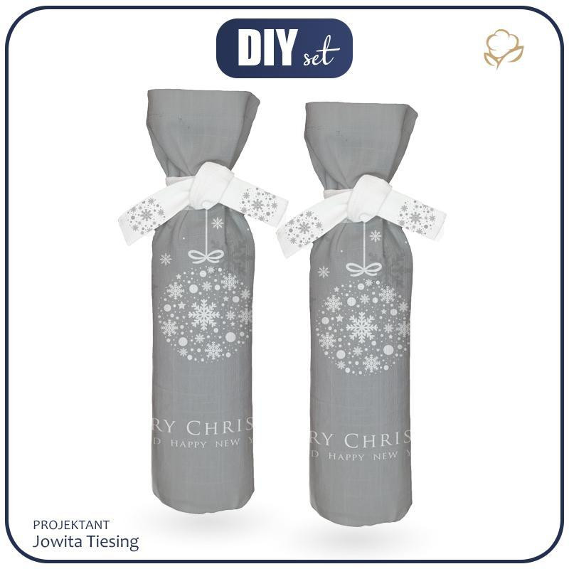 THE BOTTLE COVER -  MERRY CHRISTMAS wz. 2 - DIY set