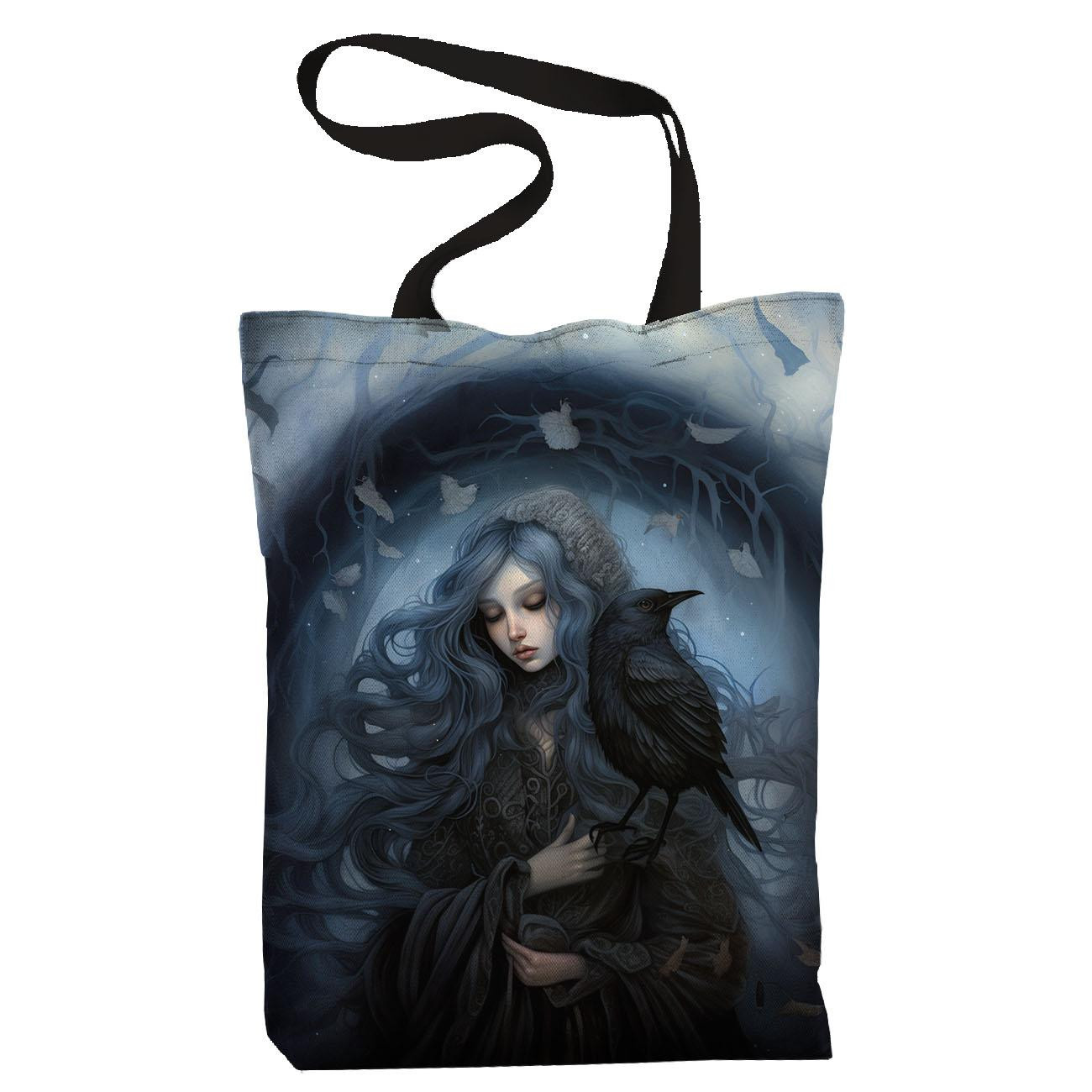 SHOPPER BAG - GOTHIC GIRL pat. 2 - sewing set