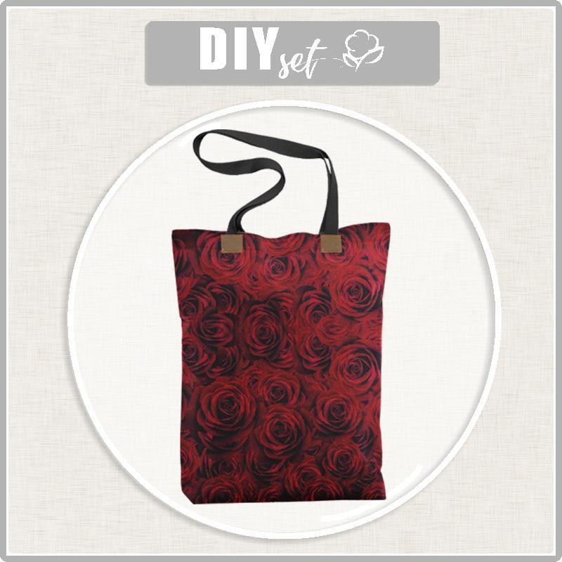 SHOPPER BAG - ROSES - sewing set