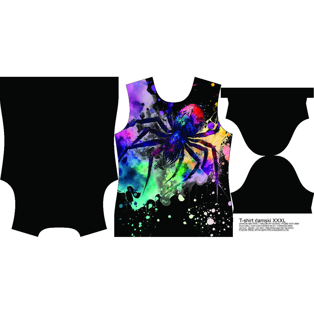 WOMEN’S T-SHIRT - WATERCOLOR SPIDER - sewing set