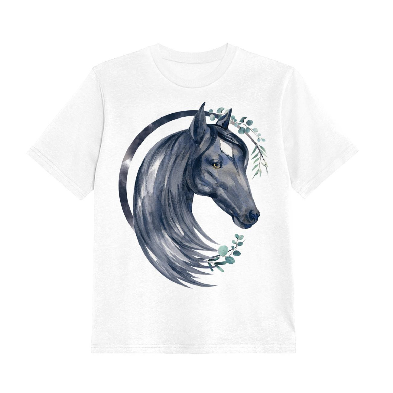 KID’S T-SHIRT - HORSE pat. 1 - single jersey