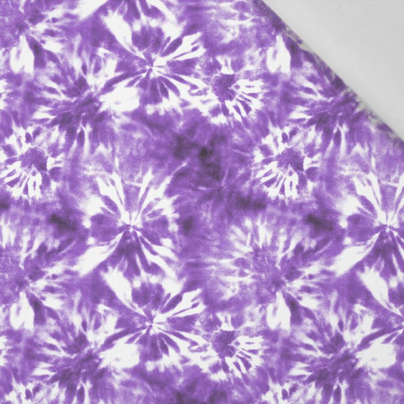BATIK pat. 1 / purple - Cotton woven fabric
