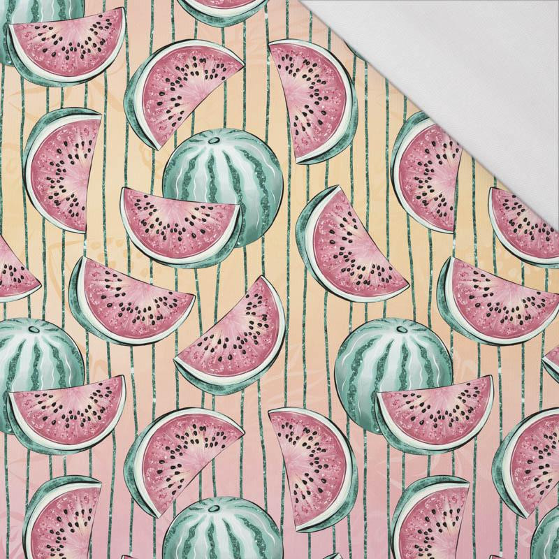 TROPICAL WATERMELONS - single jersey with elastane 