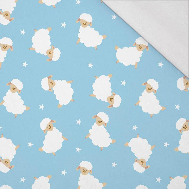 50cm - SHEEP ( ANIMAL GARDEN ) / light blue - organic single jersey with elastane 