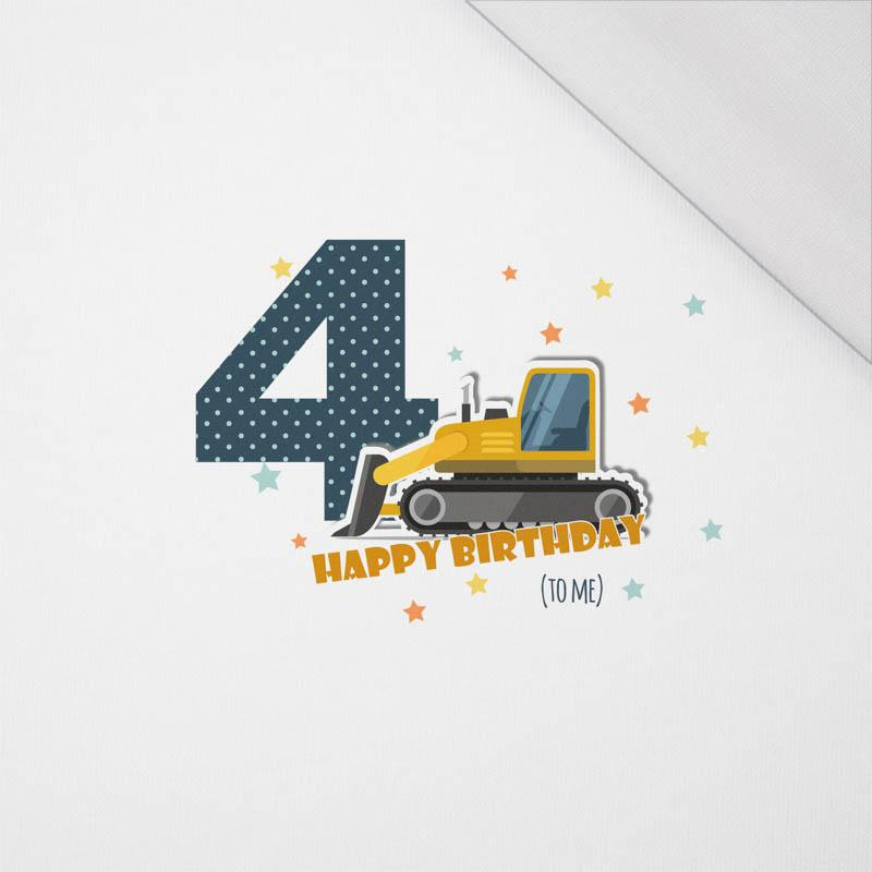 4ST BIRTHDAY / BULLDOZER - SINGLE JERSEY PANEL 