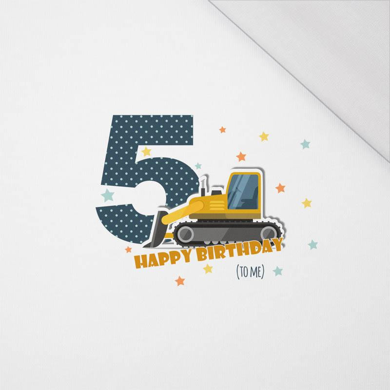 5ST BIRTHDAY / BULLDOZER - SINGLE JERSEY PANEL 