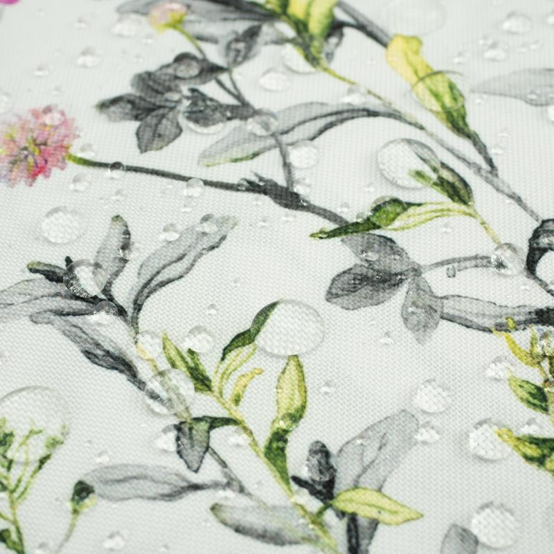 MEADOW / butterflies - Waterproof woven fabric