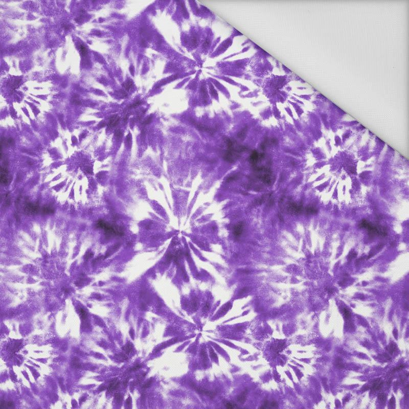 BATIK pat. 1 / purple - Waterproof woven fabric
