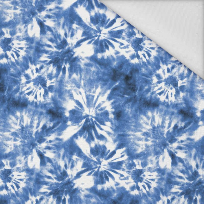 BATIK pat. 1 / classic blue - Waterproof woven fabric