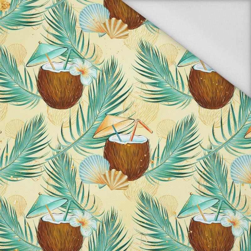 COCONUTS AND PALM TREES - Waterproof woven fabric