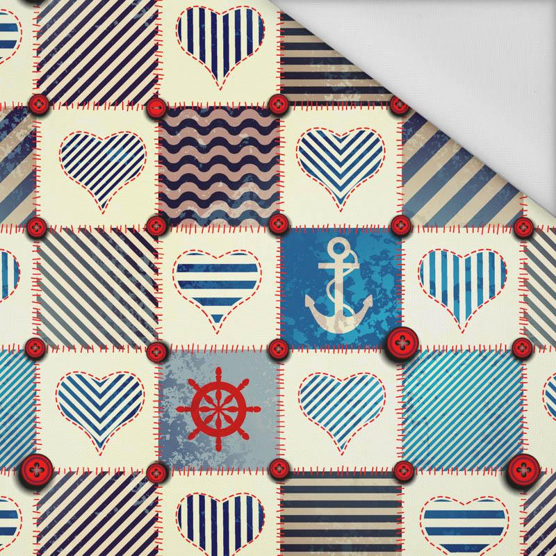 MARINE CHESSBOARD - Waterproof woven fabric