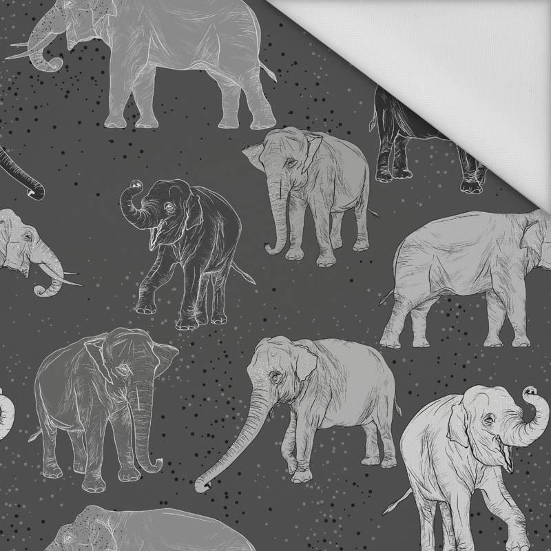 ELEPHANTS - Waterproof woven fabric