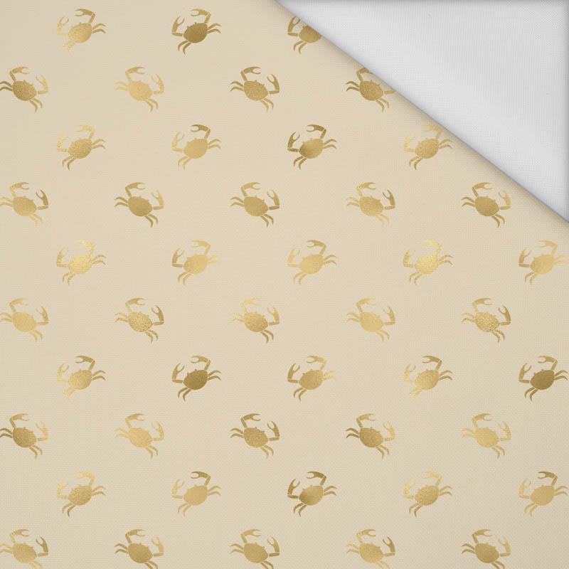 GOLDEN CRABS (GOLDEN OCEAN) / beige - Waterproof woven fabric