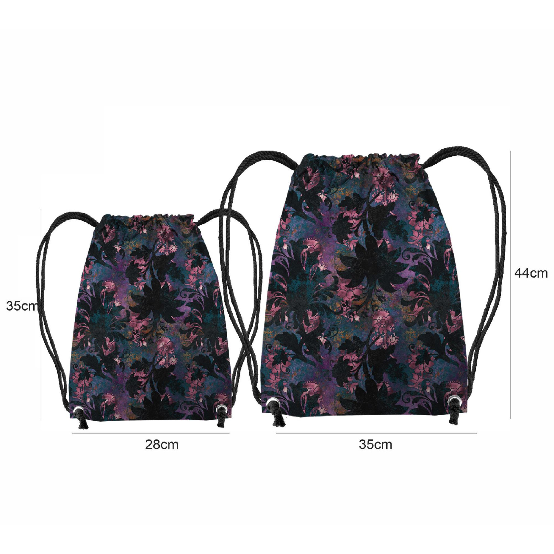 GYM BAG - FLORAL PAT. 7 - sewing set