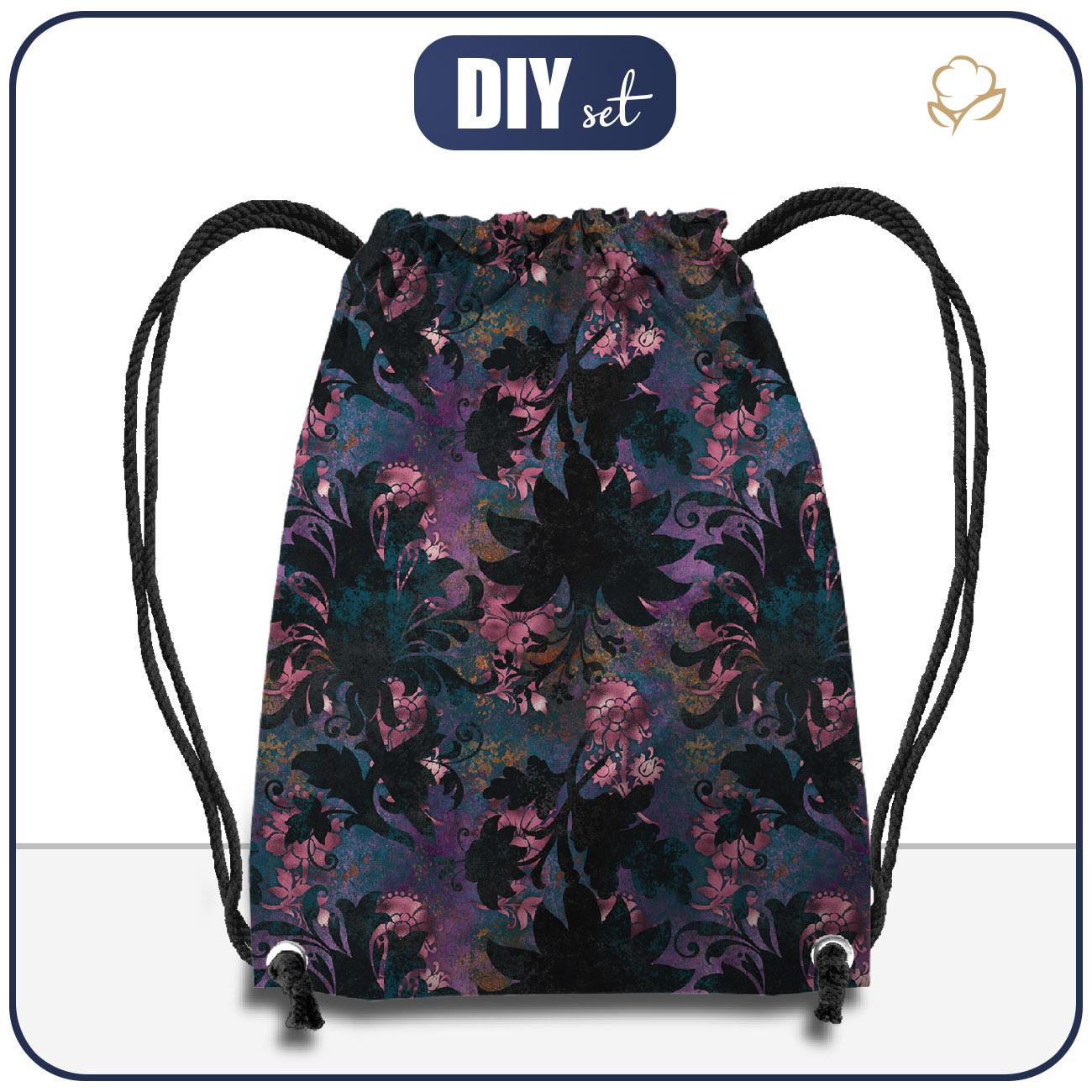 GYM BAG - FLORAL PAT. 7 - sewing set