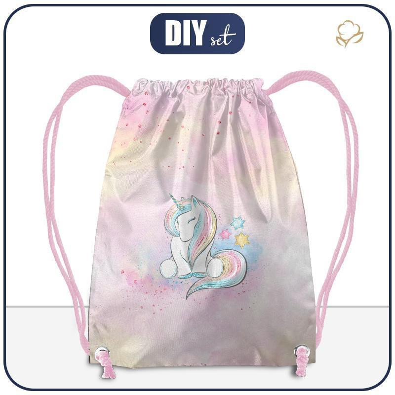 GYM BAG - UNICORNS AND RAINBOW  pat. 2 (WONDERLAND) - big
