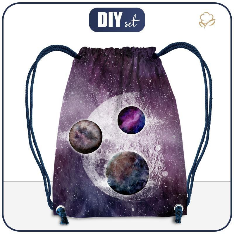 GYM BAG - PLANETS (GALAXY) - sewing set