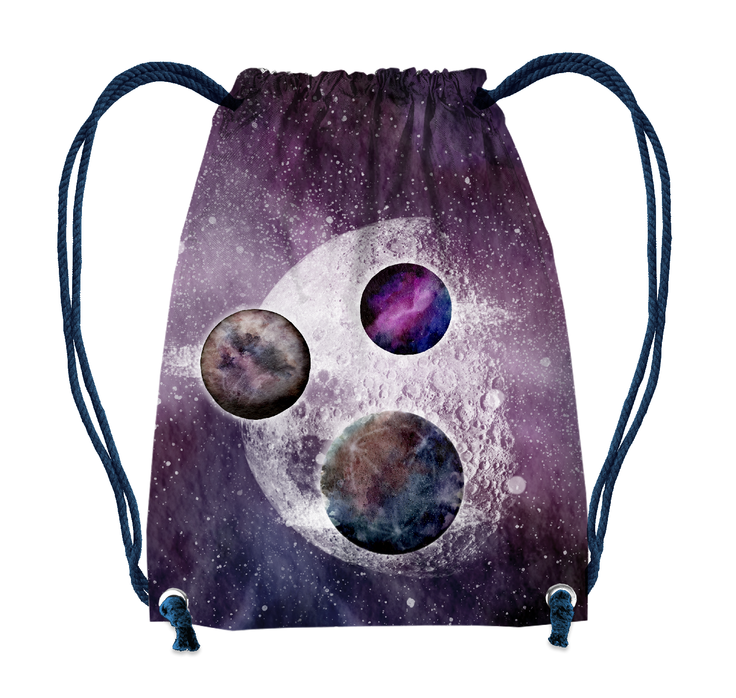 GYM BAG - PLANETS (GALAXY) - sewing set