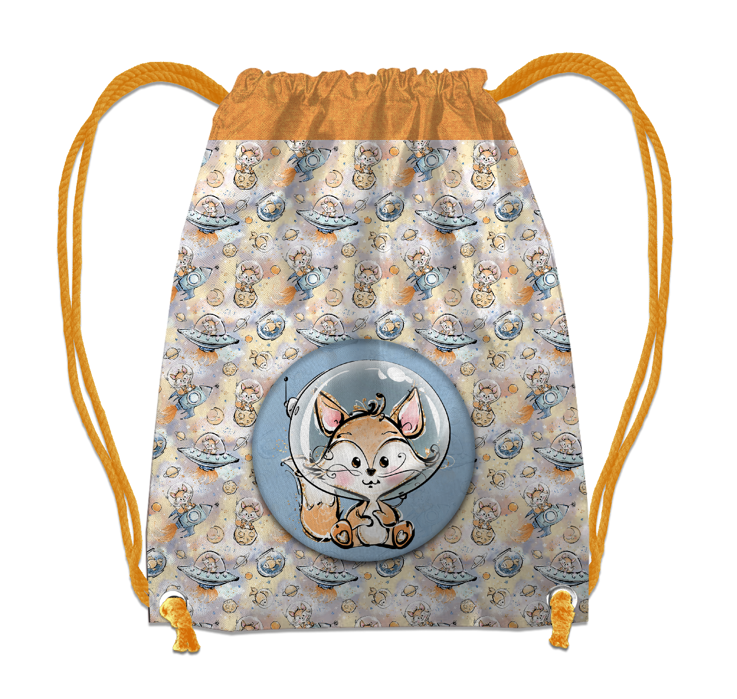 GYM BAG - SPACE CUTIES pat. 13 (CUTIES IN THE SPACE) - sewing set