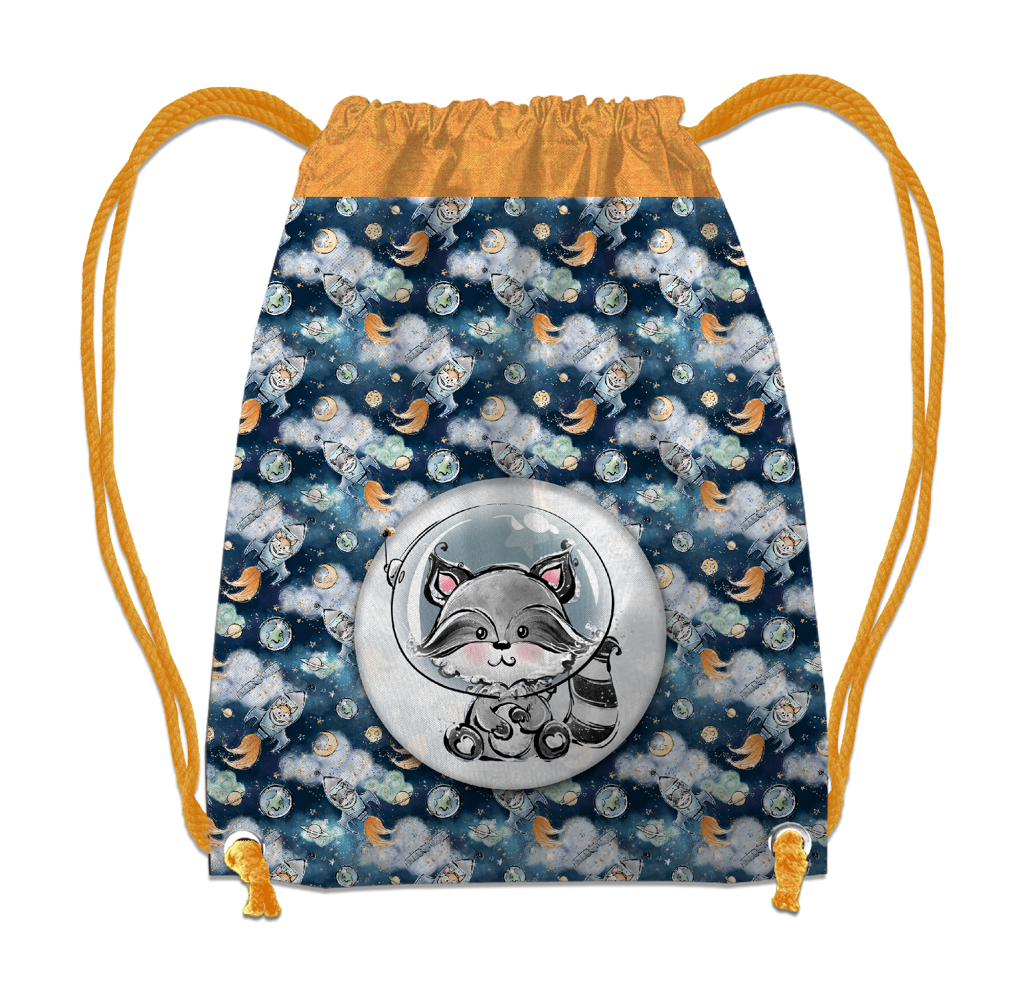GYM BAG - SPACE CUTIES pat. 1 (CUTIES IN THE SPACE) - sewing set