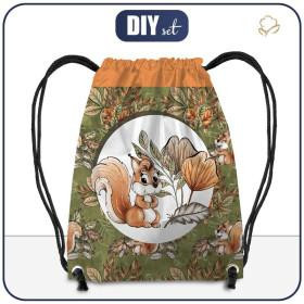 GYM BAG - HAPPY SQUIRRELS (AUTUMN IN THE FOREST) - big