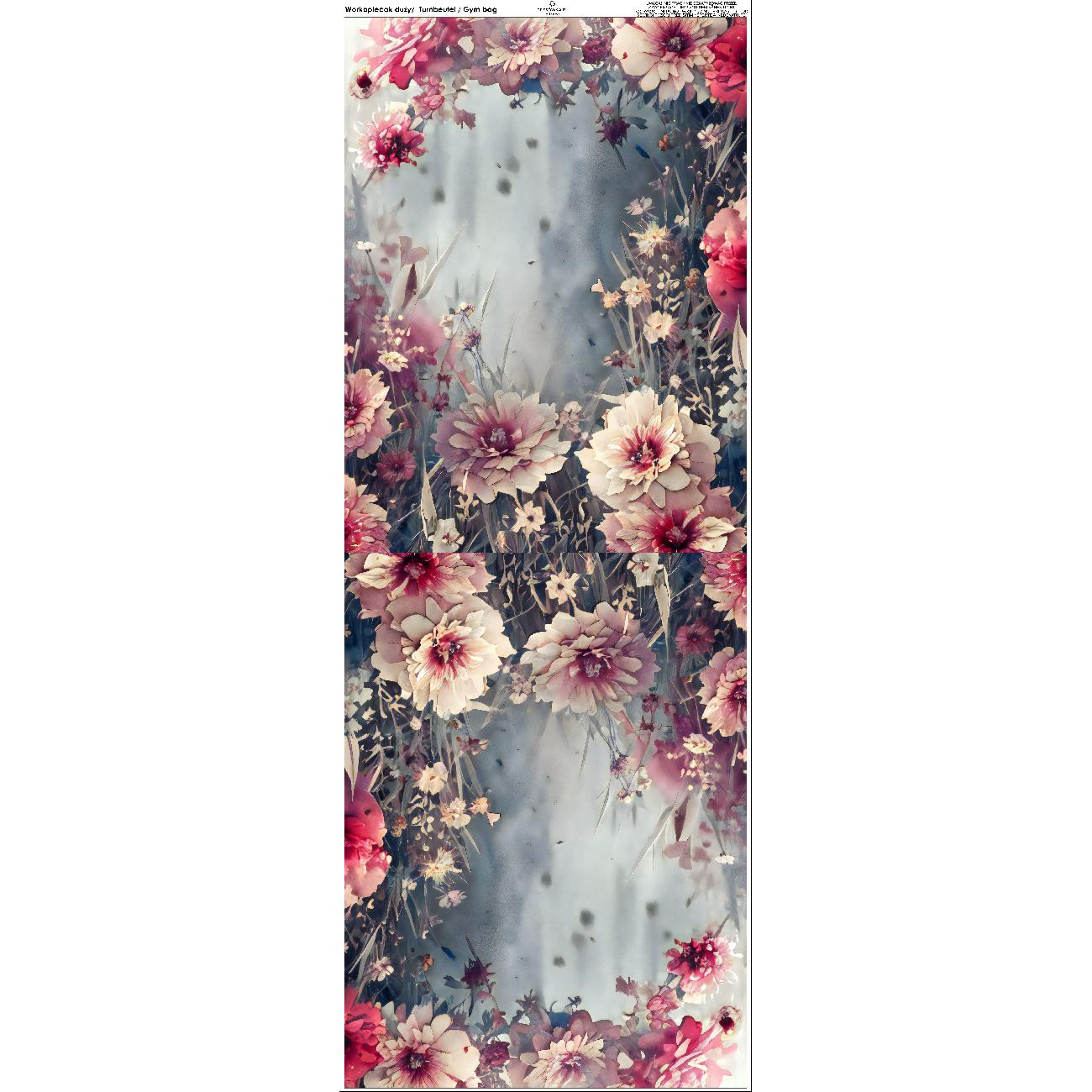 GYM BAG - VINTAGE FLOWERS Pat. 11 - sewing set