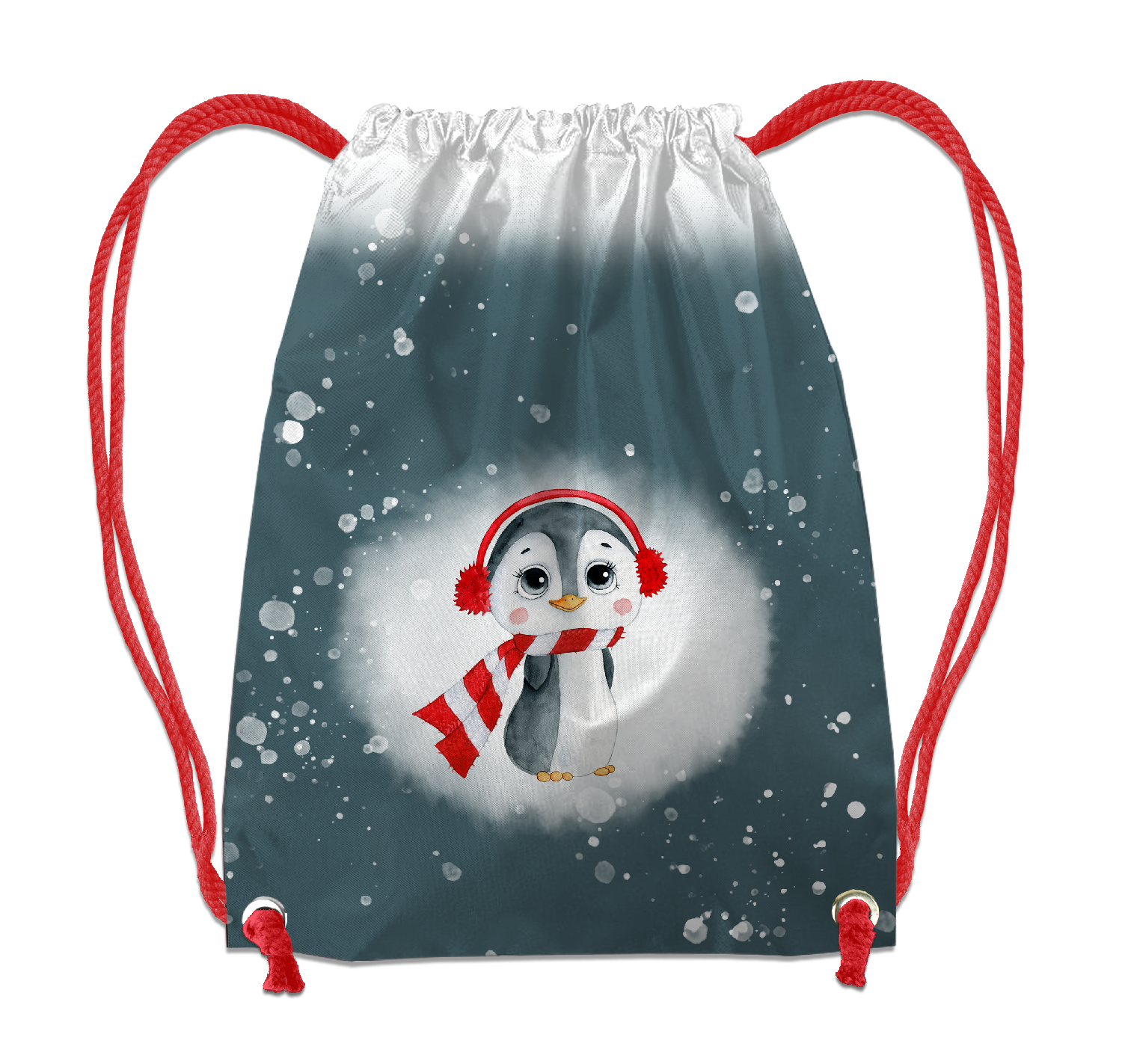 GYM BAG - ALBI THE WINTER PENGUIN - sewing set