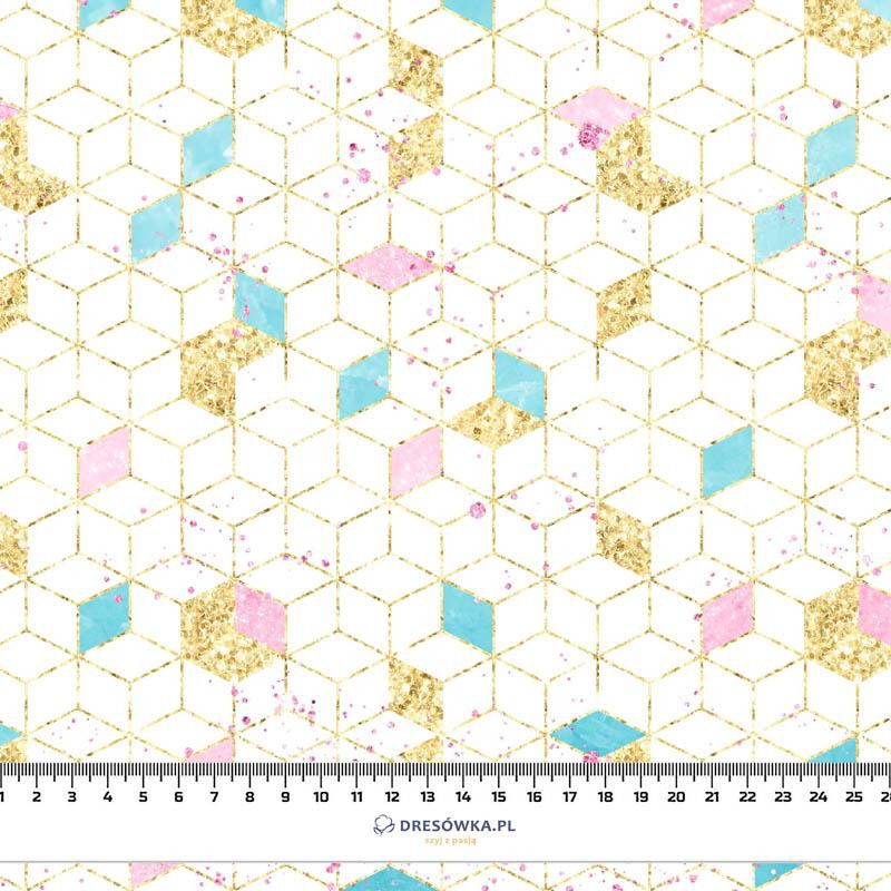 PASTEL MOSAIC (WONDERLAND) - Waterproof woven fabric