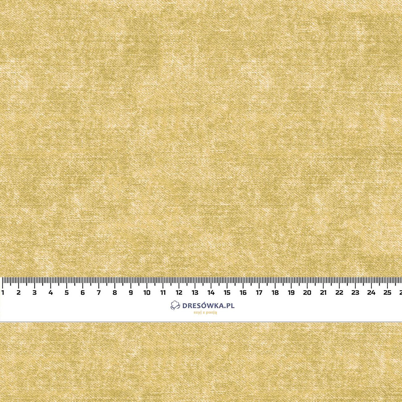 ACID WASH / GOLD - looped knit fabric