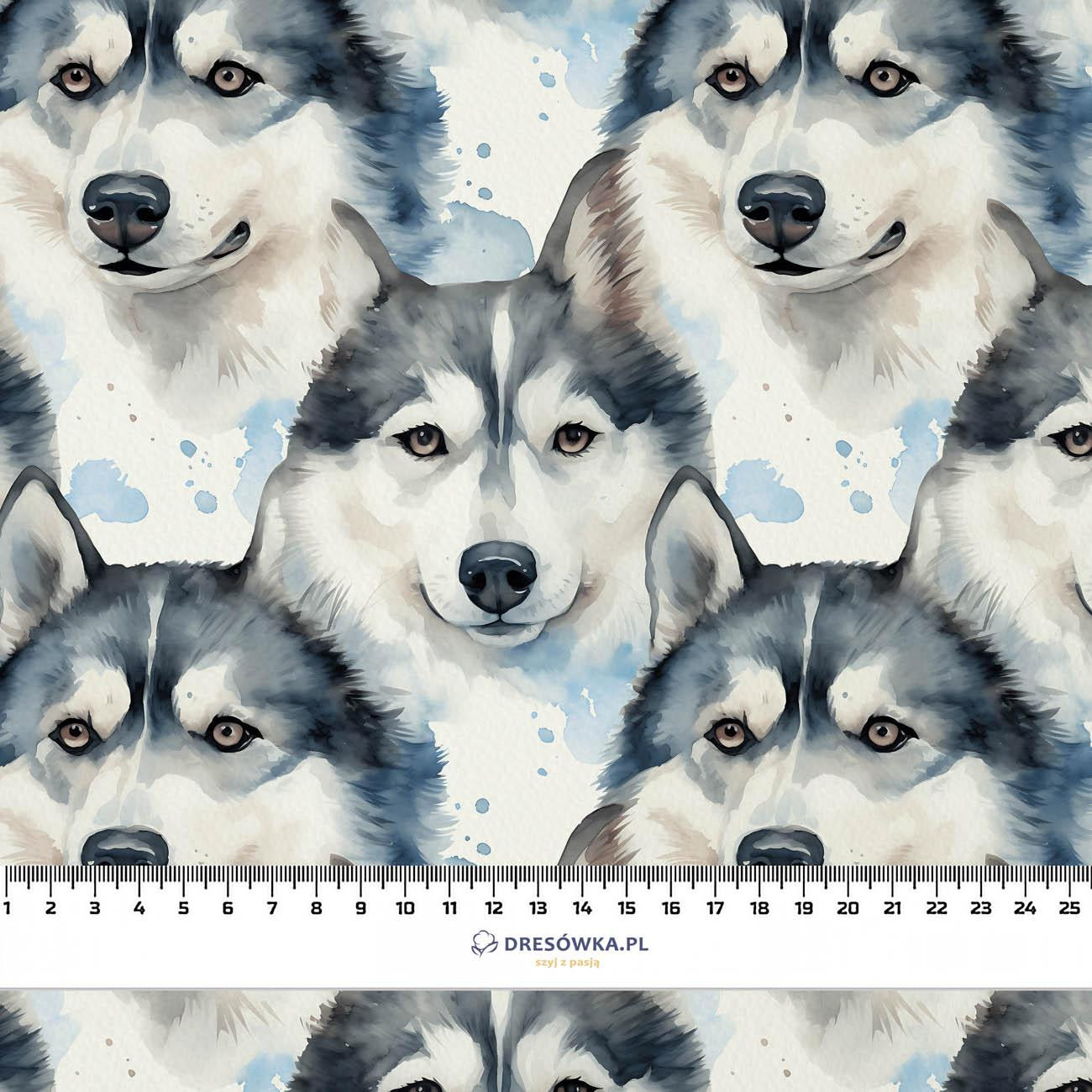 HUSKY DOG - Cotton woven fabric