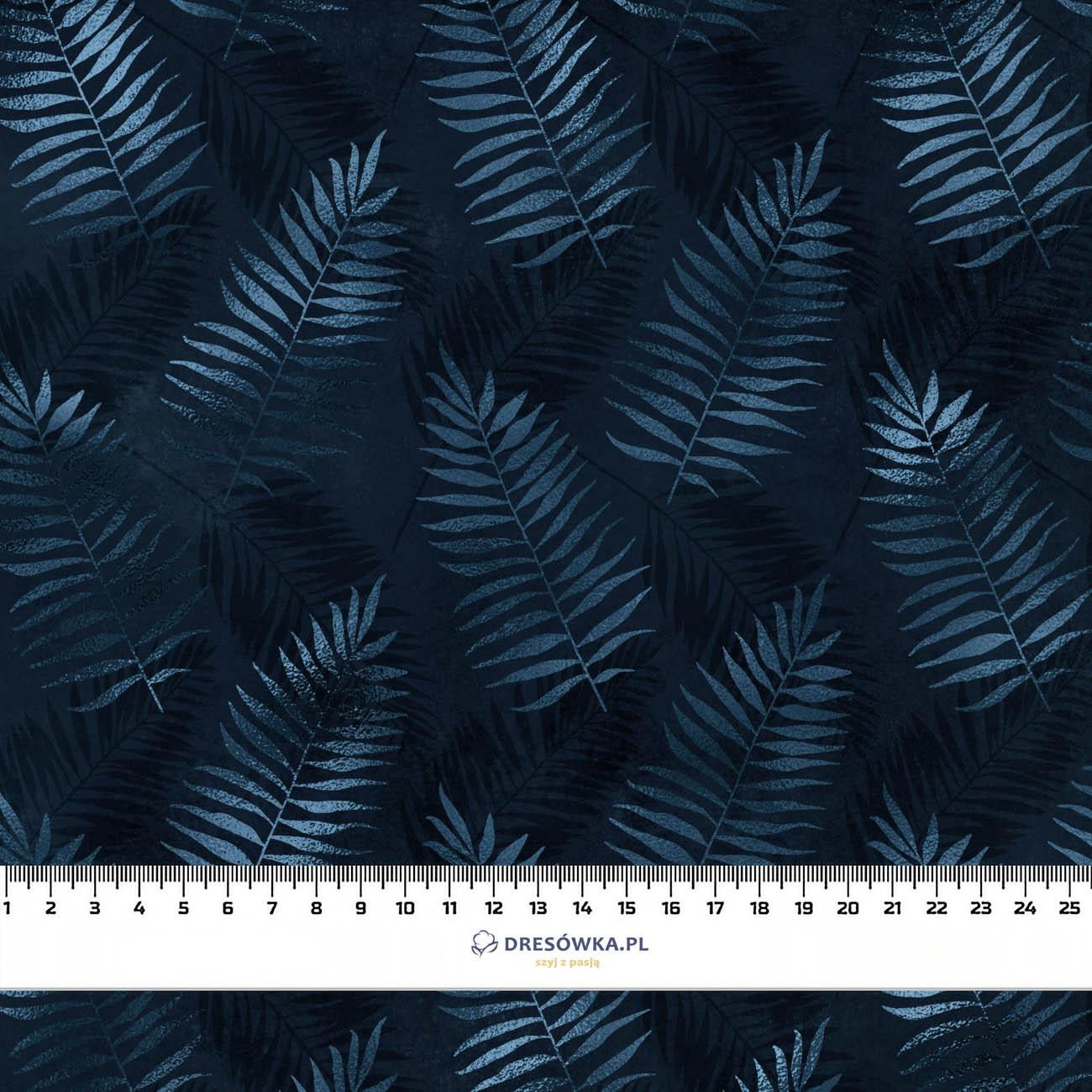 BLUE LEAVES pat .2 - lycra 300g