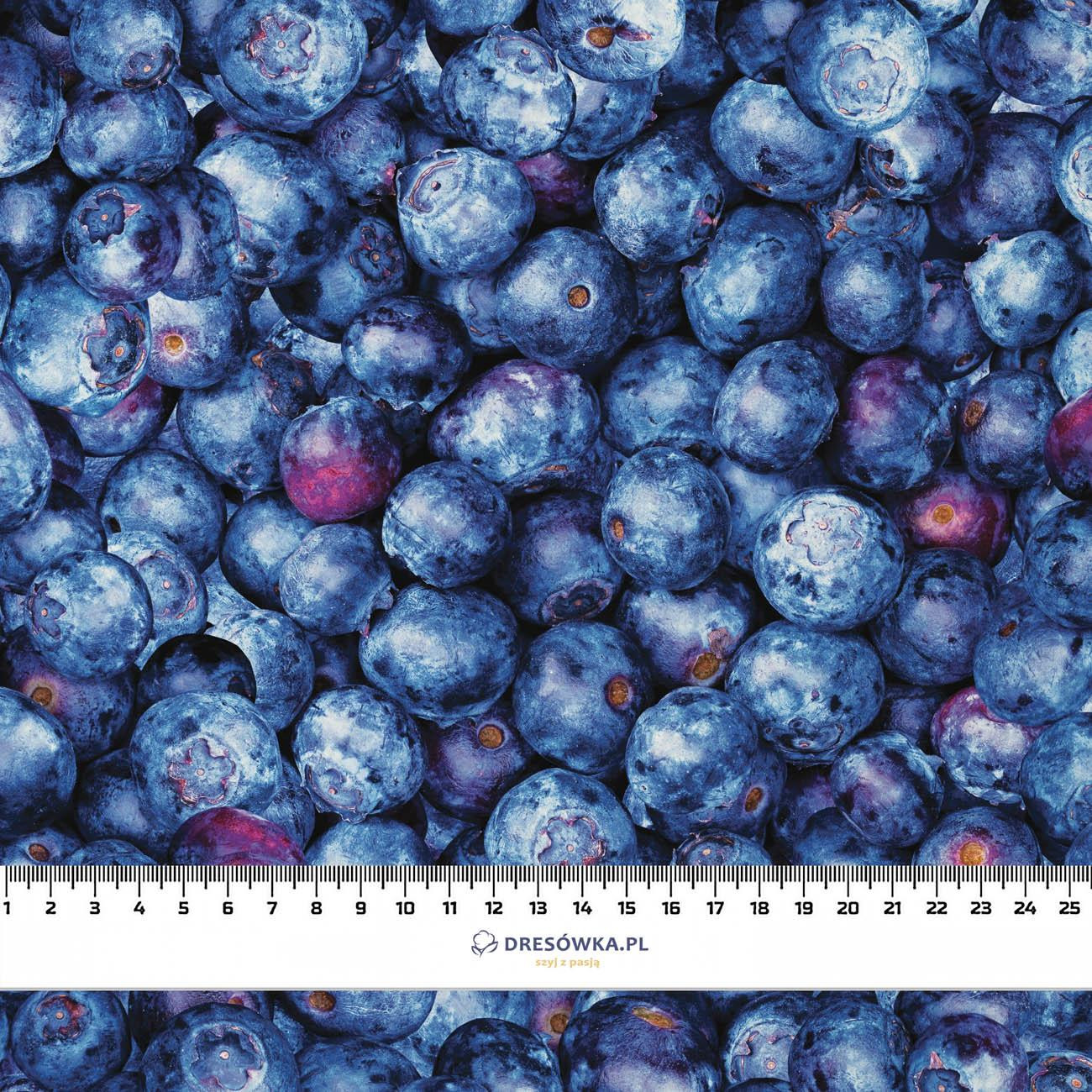 BLUEBERRIES - Cotton woven fabric